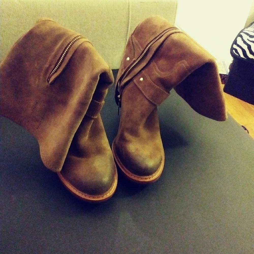Talbot Knee High Suede Boots